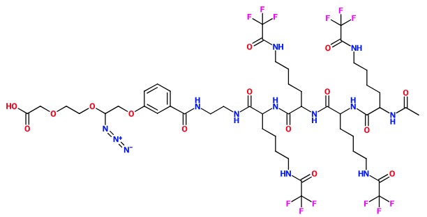 (image for) MC085357 {2-[2-(3-{2-[2-{6-Trifluoro-acetylamino-2-[2-(6-trifluoro-acetylamino-2-acetylamino-hexanoylamino)-6-(2,2,2-trifluoro-acetylamino)-hexanoylamino]-hexanoylamino}-6-(2,2,2-trifluoro-ac